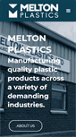 Mobile Screenshot of meltonplastics.co.uk